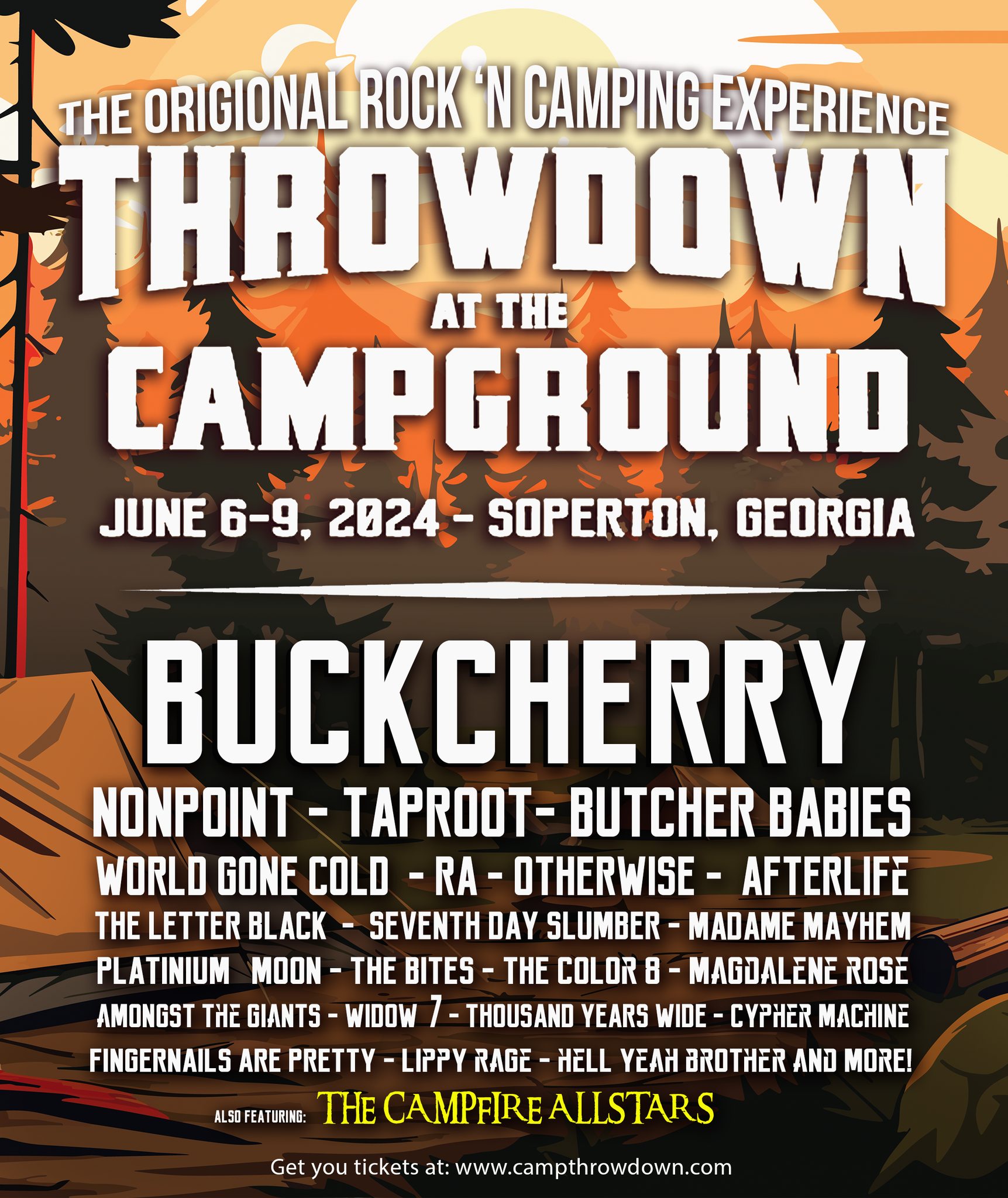 Throwdown at the Campground 2024 Lineup
