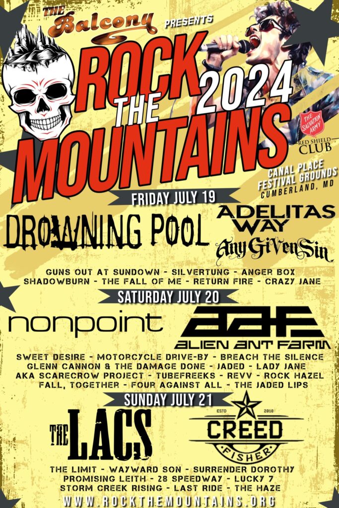 OMG promotions is pleased to return to Rock the Mountains for 2024 